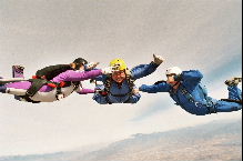 sky diving photo
