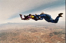 sky diving photo