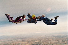 sky diving photo