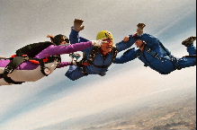 sky diving photo