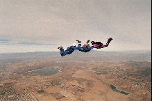 sky diving photo