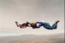 sky diving photo