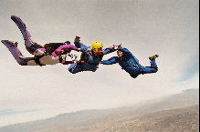 sky diving photo